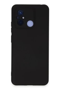 CepteToptan Xiaomi Redmi 12C Kılıf Nano içi Kadife Silikon - Siyah - DROPX2309-2126