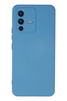 CepteToptan Vivo V23 5G Kılıf Nano içi Kadife Silikon - Mavi - DROPX7119-8299