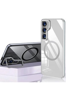 CepteToptan Samsung Galaxy S24 Crystal Magsafe Kapak - Şeffaf - DROPX6213-9603