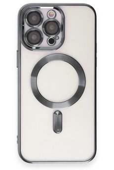 CepteToptan iPhone 15 Pro Kılıf Kross Magneticsafe Kapak - Titan Gri - DROPX8412-9919