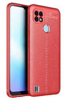 CepteToptan Realme C25 Kılıf Auto Focus Kapak - Kırmızı - DROPX5442-5649
