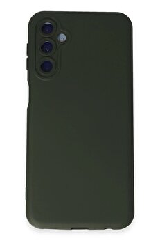 CepteToptan Samsung Galaxy M34 5G Kılıf Nano içi Kadife Silikon - Koyu Yeşil - DROPX8727-9148