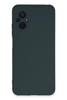 CepteToptan Xiaomi Poco M5 Kılıf Nano içi Kadife Silikon - Koyu Yeşil - DROPX5242-1015