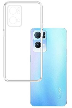 CepteToptan Oppo Reno 7 Lite Kılıf Lüx Şeffaf Silikon - DROPX8073-2295