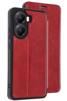 CepteToptan Xiaomi Poco X7 Pro Kılıf Flip Cover - Kırmızı - DROPX2607-4878