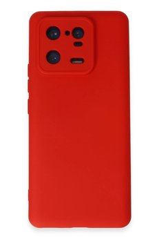 CepteToptan Xiaomi Mi 13 Pro Kılıf Nano içi Kadife Silikon - Kırmızı - DROPX9387-5374