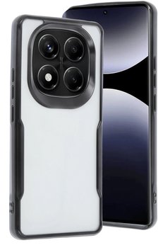 CepteToptan Xiaomi Redmi Note 14 Pro Plus Kılıf Boyi Silikon Kapak - Siyah - DROPX9132-3491