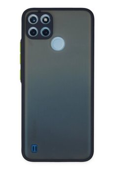 CepteToptan Realme C21Y Kılıf Montreal Silikon Kapak - Lacivert - DROPX3540-6035