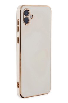 CepteToptan Samsung Galaxy A04 Kılıf Volet Silikon - Beyaz - DROPX8962-6433