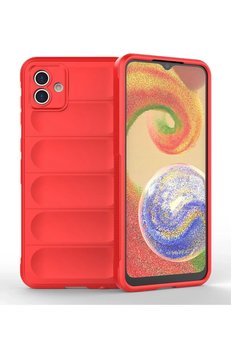 CepteToptan Samsung Galaxy A04 Kılıf Optimum Silikon - Kırmızı - DROPX9984-8220