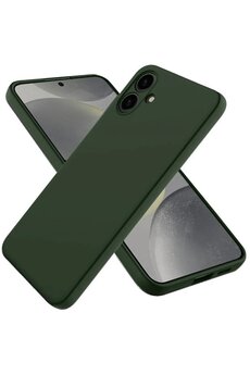 CepteToptan Samsung Galaxy A06 Kılıf First Silikon - Koyu Yeşil - NEO5395-2300