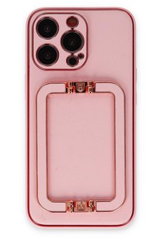 CepteToptan iPhone 13 Pro Max Kılıf Coco Elit Kapak - Pembe - DROPX1147-4405