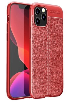 CepteToptan iPhone 12 Pro Max Kılıf Auto Focus Kapak - Kırmızı - DROPX1658-1405