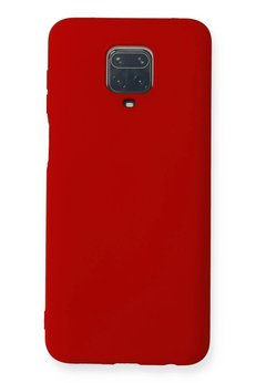 CepteToptan Xiaomi Redmi Note 9 Pro Kılıf Nano içi Kadife Silikon - Kırmızı - DROPX5872-6495