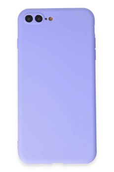 CepteToptan iPhone 7 Plus Kılıf First Silikon - Lila - DROPX2669-3294