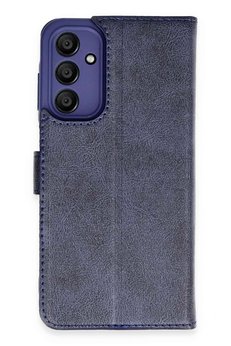 CepteToptan Samsung Galaxy M15 Kılıf Trend S Plus Kapaklı Kılıf - Lacivert - DROPX3460-4475