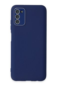 CepteToptan Samsung Galaxy A03S Kılıf Lansman Glass Kapak - Sky Blue - DROPX9495-8761