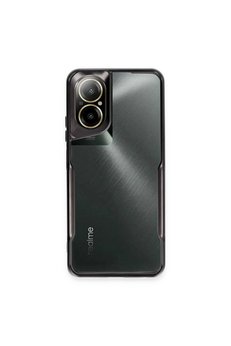 CepteToptan Realme 12 Lite Kılıf Boyi Silikon Kapak - Siyah - DROPX4688-9708