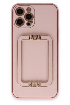 CepteToptan iPhone 12 Pro Kılıf Coco Elit Kapak - Pembe - DROPX4159-7683