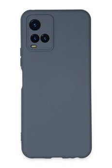 CepteToptan Vivo Y21S Kılıf Nano içi Kadife Silikon - Gri - DROPX3707-8904