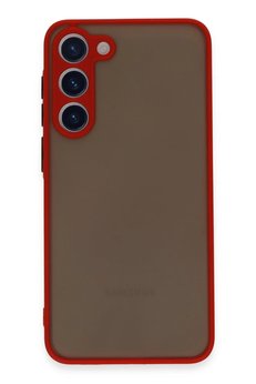 CepteToptan Samsung Galaxy S23 Plus Kılıf Montreal Silikon Kapak - Kırmızı - DROPX3223-3676