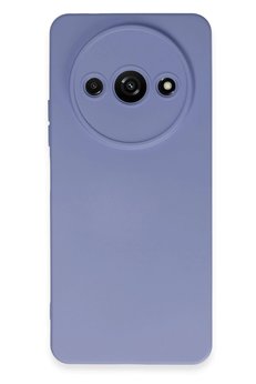 CepteToptan Xiaomi Redmi A3 4G Kılıf Nano içi Kadife Silikon - Lila - DROPX5265-9368