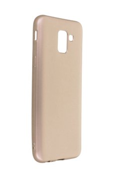 CepteToptan Samsung Galaxy J6 Kılıf First Silikon - Gold - DROPX2535-6185