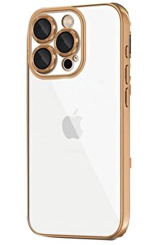 CepteToptan iPhone 16 Pro Max Kılıf Lensli Silikon - Desert - DROPX8770-9943
