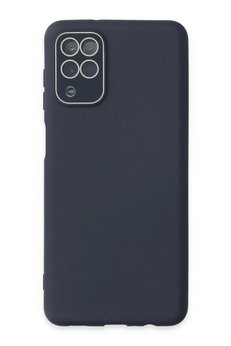 CepteToptan Samsung Galaxy A22 Kılıf Lansman Glass Kapak - Lacivert - DROPX3612-4577