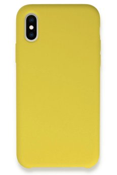 CepteToptan iPhone X Kılıf Lansman Legant Silikon - Sarı - DROPX6418-8313