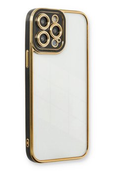 CepteToptan iPhone 13 Pro Max Kılıf Liva Lens Silikon - Siyah - DROPX1714-5393