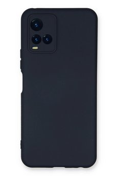 CepteToptan Vivo Y21S Kılıf Nano içi Kadife Silikon - Lacivert - DROPX3628-9394