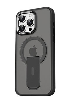 CepteToptan iPhone 15 Pro Tork Magsafe Standlı Kapak - Siyah - DROPX4909-1351