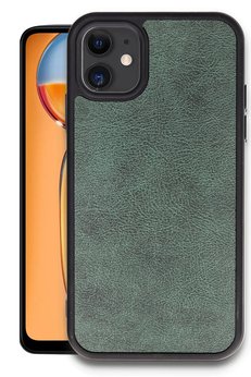 CepteToptan iPhone 11 Kılıf Aras Deri Kapak - Koyu Yeşil - DROPX6331-2564