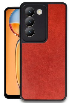CepteToptan Vivo V30 Lite 4G Kılıf Aras Deri Kapak - Kırmızı - DROPX8940-8493