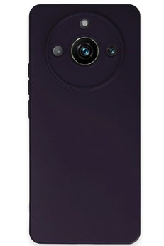 CepteToptan Realme 11 Pro Kılıf Nano içi Kadife Silikon - Mor - DROPX7113-4131