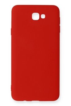 CepteToptan Samsung Galaxy J7 Prime Kılıf Nano içi Kadife Silikon - Kırmızı - DROPX1933-4777