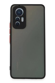 CepteToptan Xiaomi Mi 12 Lite Kılıf Montreal Silikon Kapak - Siyah - DROPX8262-3527