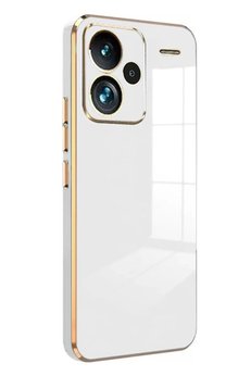 CepteToptan Xiaomi Redmi Note 13 Pro Plus Kılıf Volet Silikon - Beyaz - DROPX5859-8197