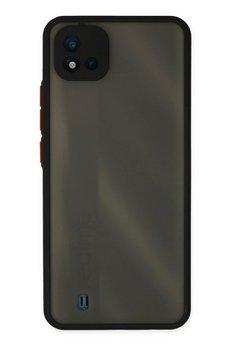 CepteToptan Realme C11 2021 Kılıf Montreal Silikon Kapak - Siyah - DROPX5951-4546