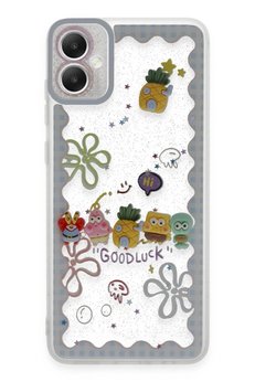 CepteToptan Samsung Galaxy A05 Kılıf Sweet Desenli Silikon Kapak - Açık Mavi - DROPX6919-6535