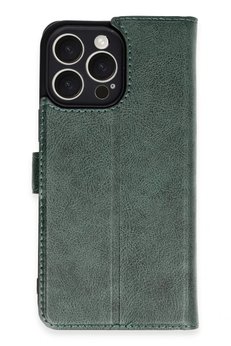 CepteToptan iPhone 16 Pro Max Kılıf Trend S Plus Kapaklı Kılıf - Yeşil - DROPX1313-8557
