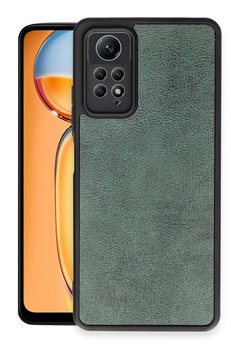 CepteToptan Xiaomi Redmi Note 12 Pro 4G Kılıf Aras Deri Kapak - Koyu Yeşil - DROPX5740-3910