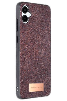 CepteToptan Samsung Galaxy A06 Bright Simli Kapak - Derin Mor - DROPX3254-3006