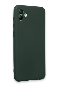 CepteToptan Samsung Galaxy A04E Kılıf First Silikon - Koyu Yeşil - DROPX2130-7962