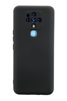 CepteToptan Tecno Camon 16 Kılıf Nano içi Kadife Silikon - Siyah - DROPX7754-9923
