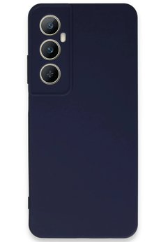 CepteToptan Realme C65 Kılıf First Silikon - Lacivert - DROPX6395-6113