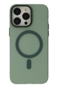 CepteToptan iPhone 14 Pro Kılıf Lodos Magneticsafe Mat Kapak - Köknar Yeşili - DROPX9133-1457