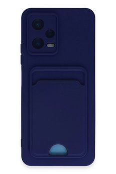 CepteToptan Xiaomi Poco X5 5G Kılıf Kelvin Kartvizitli Silikon - Lacivert - DROPX2770-4048