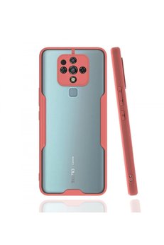 CepteToptan Tecno Camon 16 Kılıf Platin Silikon - Pembe - DROPX3639-9693